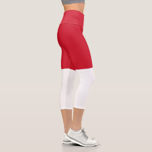 Monaco Flag Capri Leggings