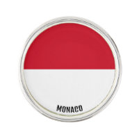 Monaco Flag Elegant Patriotic