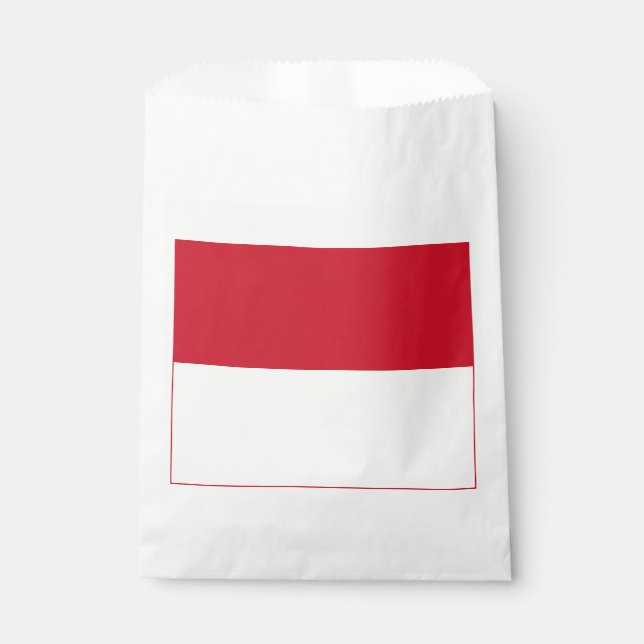 Monaco Flag Favor Bag (Front)