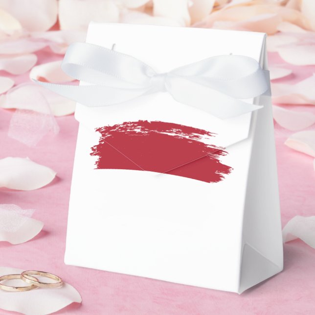 Monaco flag favor boxes (Wedding)
