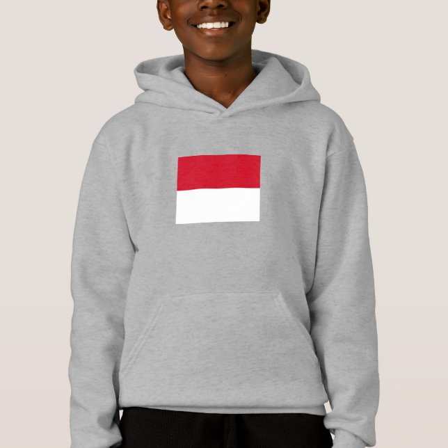 Monaco Flag Hoodie (Front)