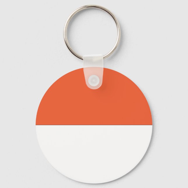 Monaco Flag Keychain (Front)