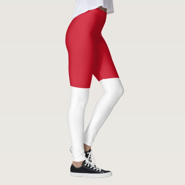 Monaco Flag Leggings (Right)