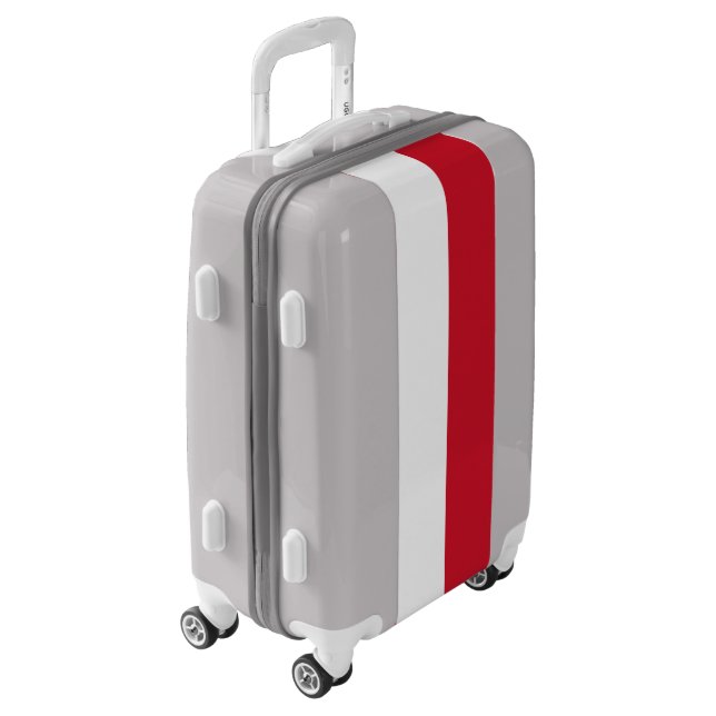Monaco Flag Luggage (Rotated Left)