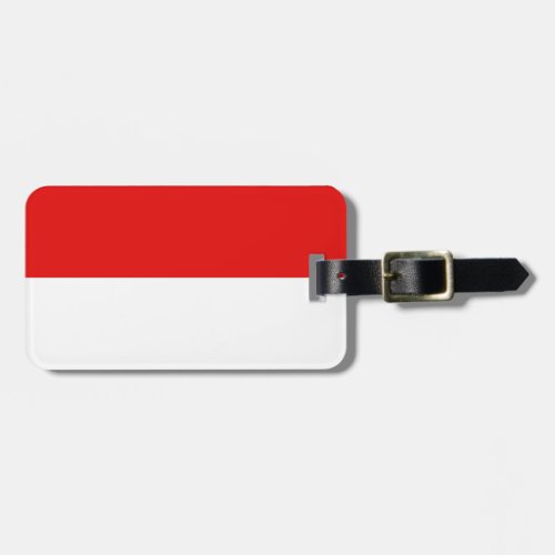 Monaco Flag Luggage Tag