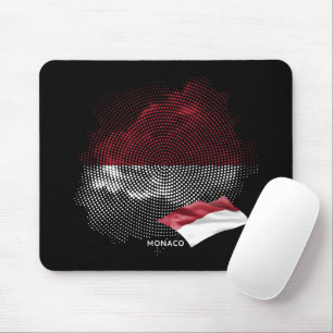 Monaco flag mouse pad