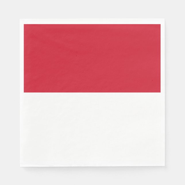 Monaco Flag Napkins (Front)