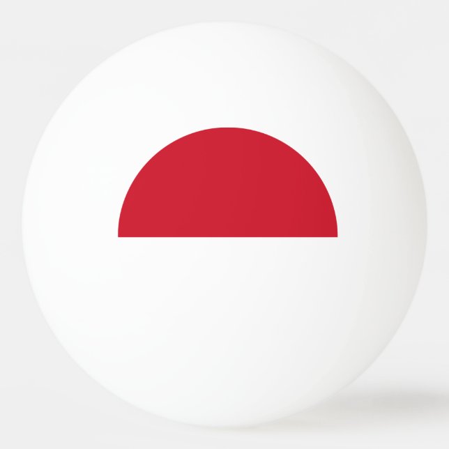 Monaco Flag Ping Pong Ball (Back)
