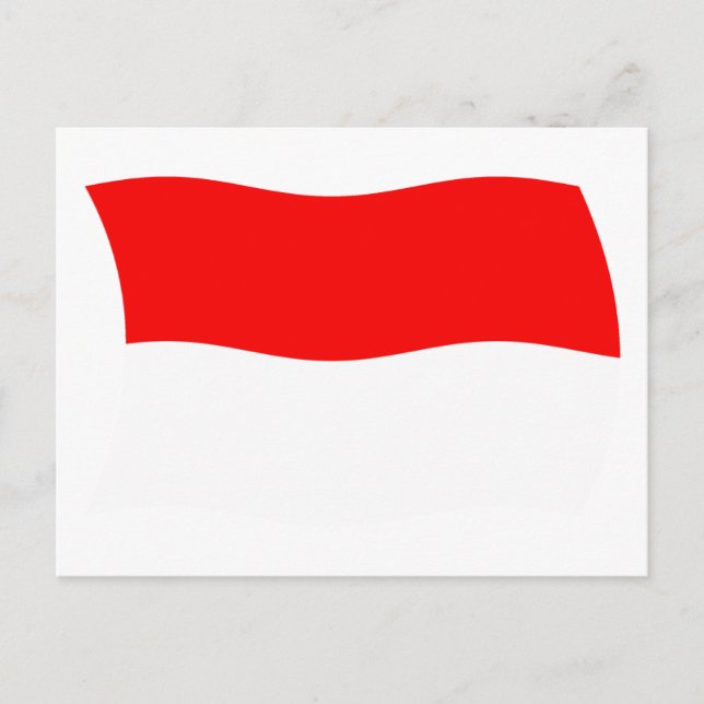 Monaco Flag Postcard (Front)