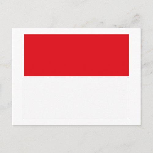 Monaco Flag Postcard