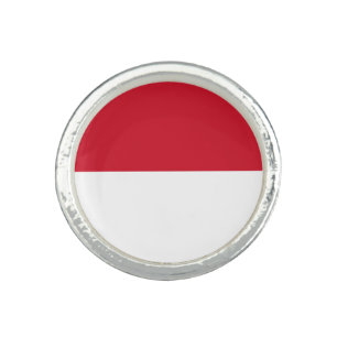 Monaco Flag Ring