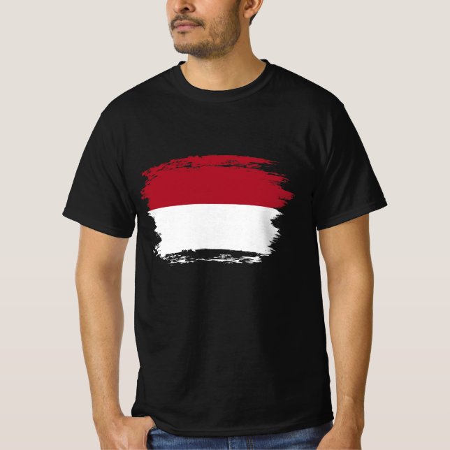 Monaco flag T-Shirt (Front)