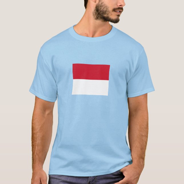 Monaco Flag T-Shirt (Front)