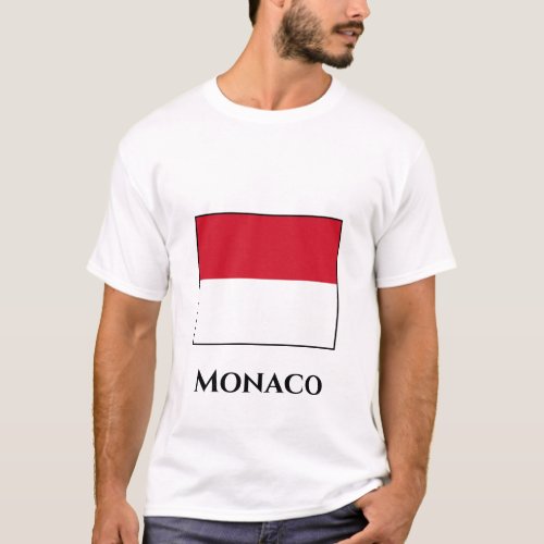 Monaco Flag T_Shirt