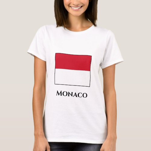 Monaco Flag T_Shirt