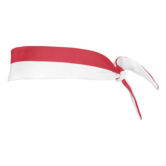 Monaco Flag Tie Headband (Rotate 90)