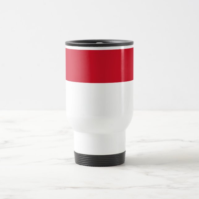 Monaco Flag Travel Mug (Center)