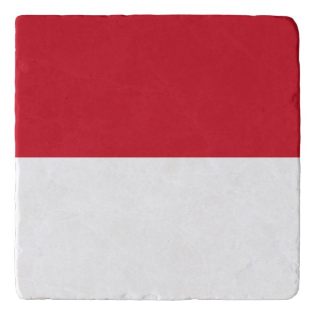 Monaco Flag Trivet (Front)