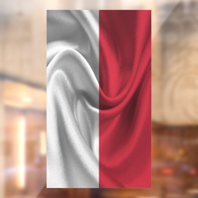 Monaco Flag Window Cling (Sheet 2)