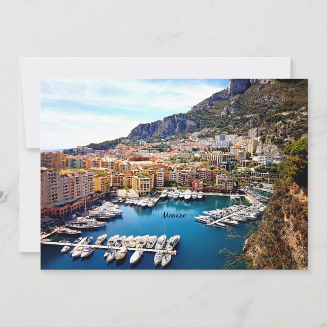 Monaco, French Riviera, Card (Front)
