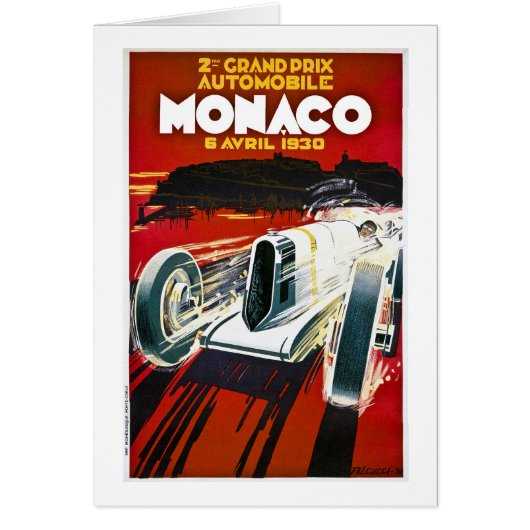Monaco Grand Prix 1930 Cards (Front)