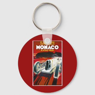 Monaco Grand Prix 1930 Keychain