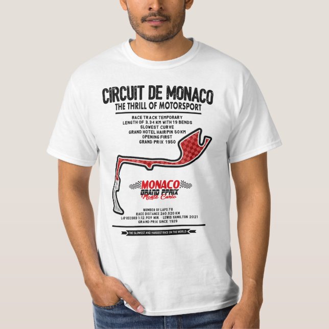 Monaco Grand Prix Get up to speed T-Shirt (Front)