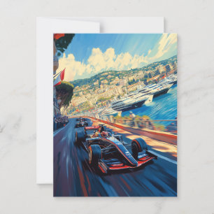 Monaco Grand-prix Postcard