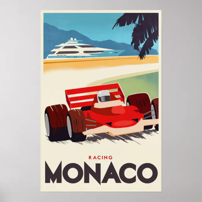 Monaco Grand Prix Poster | Zazzle