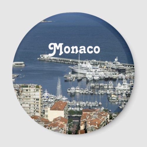 Monaco Harbor Magnet