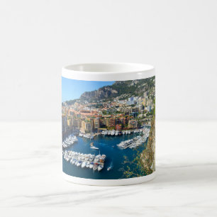 Monaco harbour coffee mug
