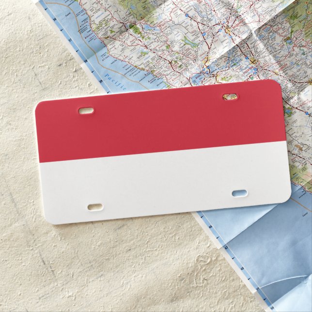 Monaco License Plate (In Situ)