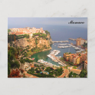 Monaco Magnet Postcard