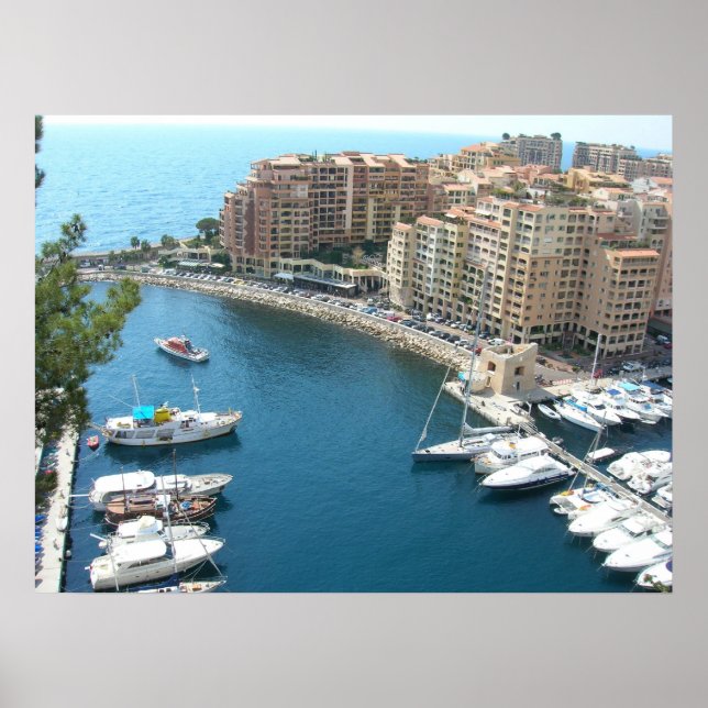 Monaco Marina and Condos Poster (Front)