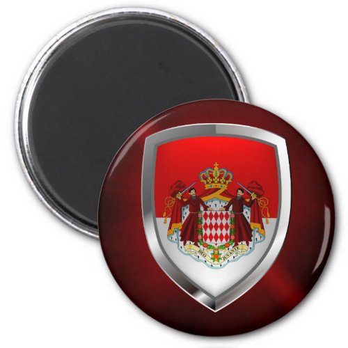 Monaco Metallic Emblem Magnet