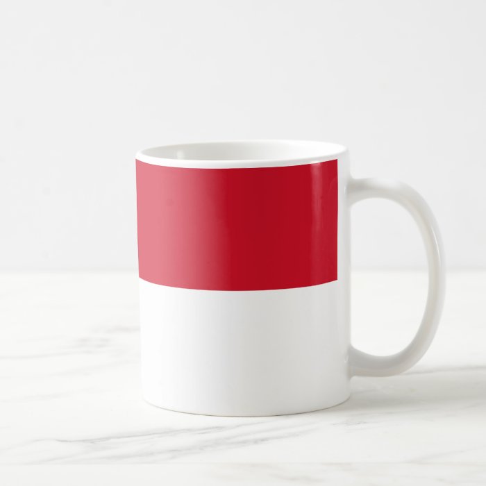 Monaco Monegasque  Flag Coffee Mug