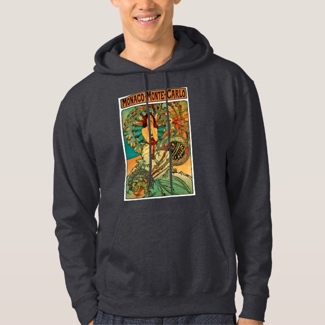 Monaco Monte Carlo Art Nouveau Hoodie (Front)