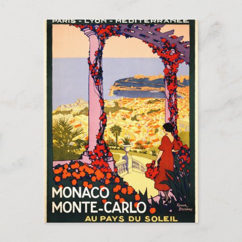 Monaco Monte_Carlo Au pays du soleil Postcard