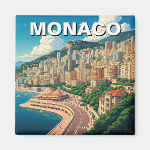 Monaco Monte Carlo Europe Travel Magnet