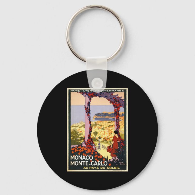 Monaco Monte Carlo Keychain (Front)