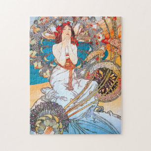 Monaco, Monte-Carlo, Mucha Jigsaw Puzzle