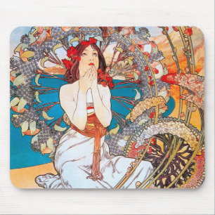Monaco, Monte-Carlo, Mucha Mouse Pad