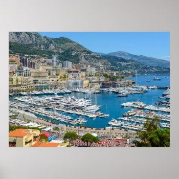 Monaco Monte Carlo Photograph Poster by bbourdages at Zazzle