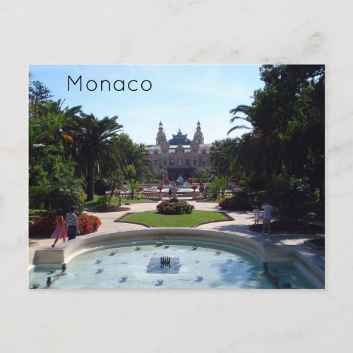 Monaco Monte Carlo Postcard