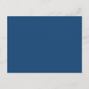 Monaco Noble Blue Solid Color Postcard