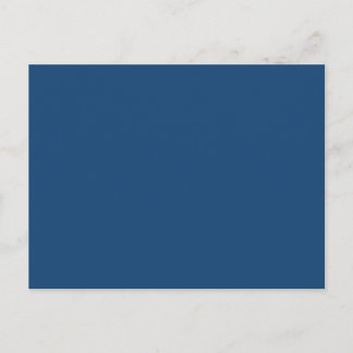 Monaco Noble Blue Solid Color Postcard
