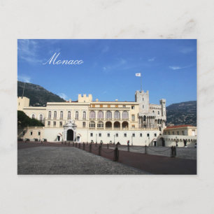 Monaco palace postcard