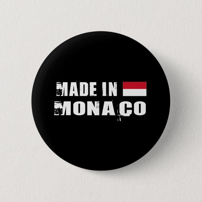 MONACO PINBACK BUTTON (Front)