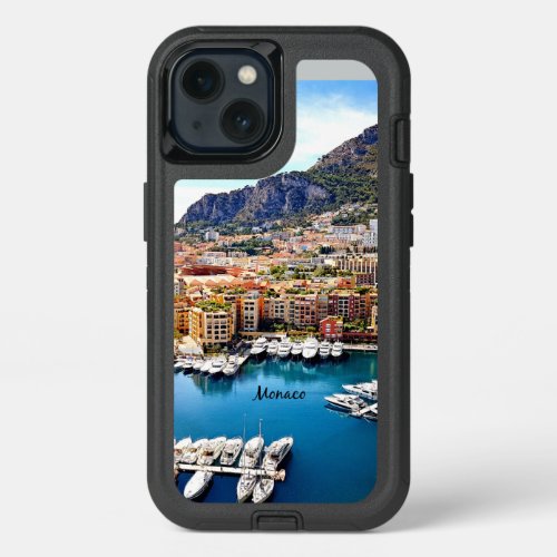 Monaco Port scenic photograph iPhone 13 Case