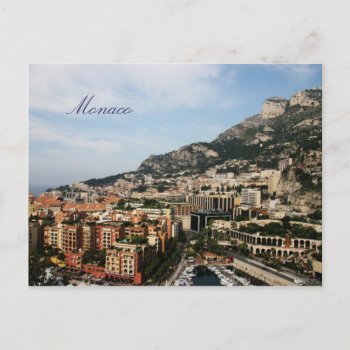 Monaco Postcard by myworldtravels at Zazzle